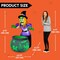 Citrus; 6 FT Halloween Inflatable Witch and Cauldron Decoration with LED Ghost Light, Rotating Projector Blow Up Yard Decor for Outdoor Lawn Garden Party Haunted House Halloween Display; Category:Halloween Inflatables; Image:3